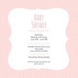 Pinstripe Waves - Baby Shower Invitation